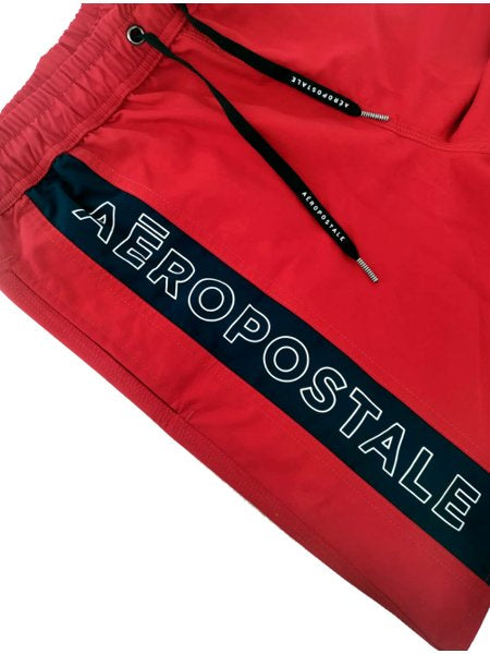 SHORTS D’ÁGUA AEROPOSTALE RIGHT SIDE VERMELHO
