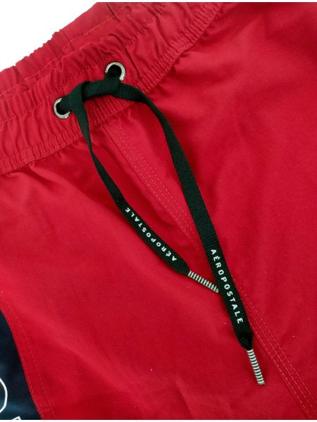 SHORTS D’ÁGUA AEROPOSTALE RIGHT SIDE VERMELHO