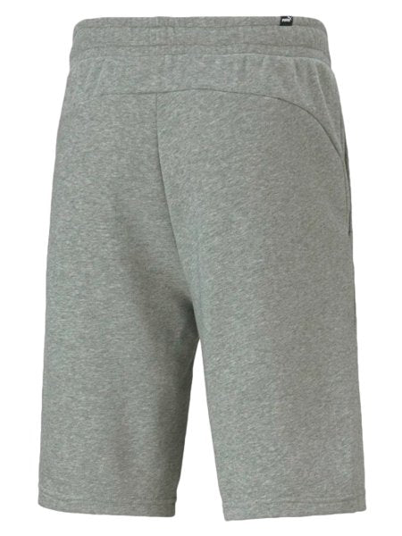 BERMUDA MOLETOM PUMA ESSENTIALS CINZA MESCLA