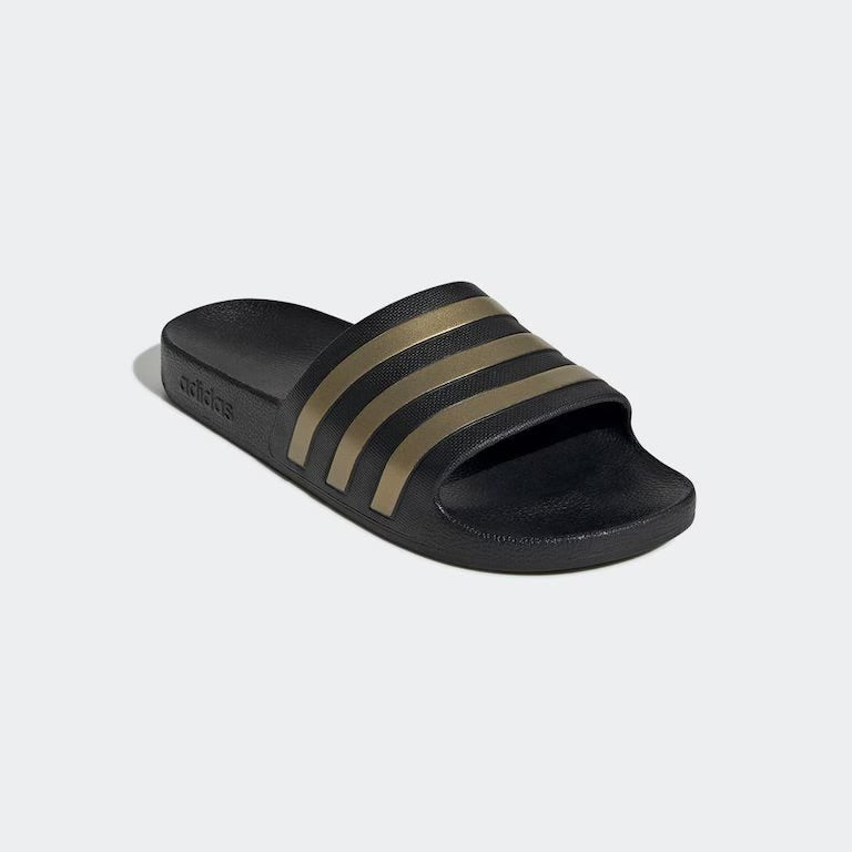 CHINELO ADIDAS ADILETTE AQUA - PRETO/DOURADO