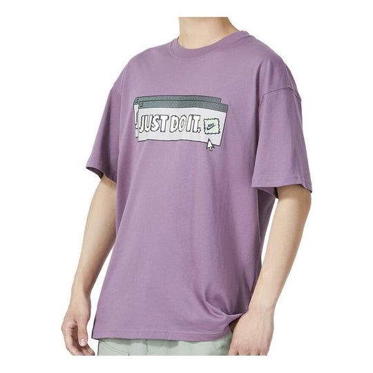 CAMISETA NIKE SPORTSWEAR JUST DO IT - ROXA