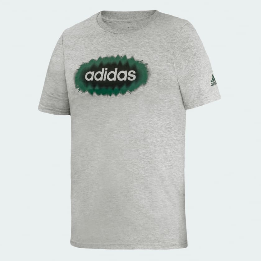 CAMISETA ADIDAS POSITIVE AURA LINEAR - CINZA