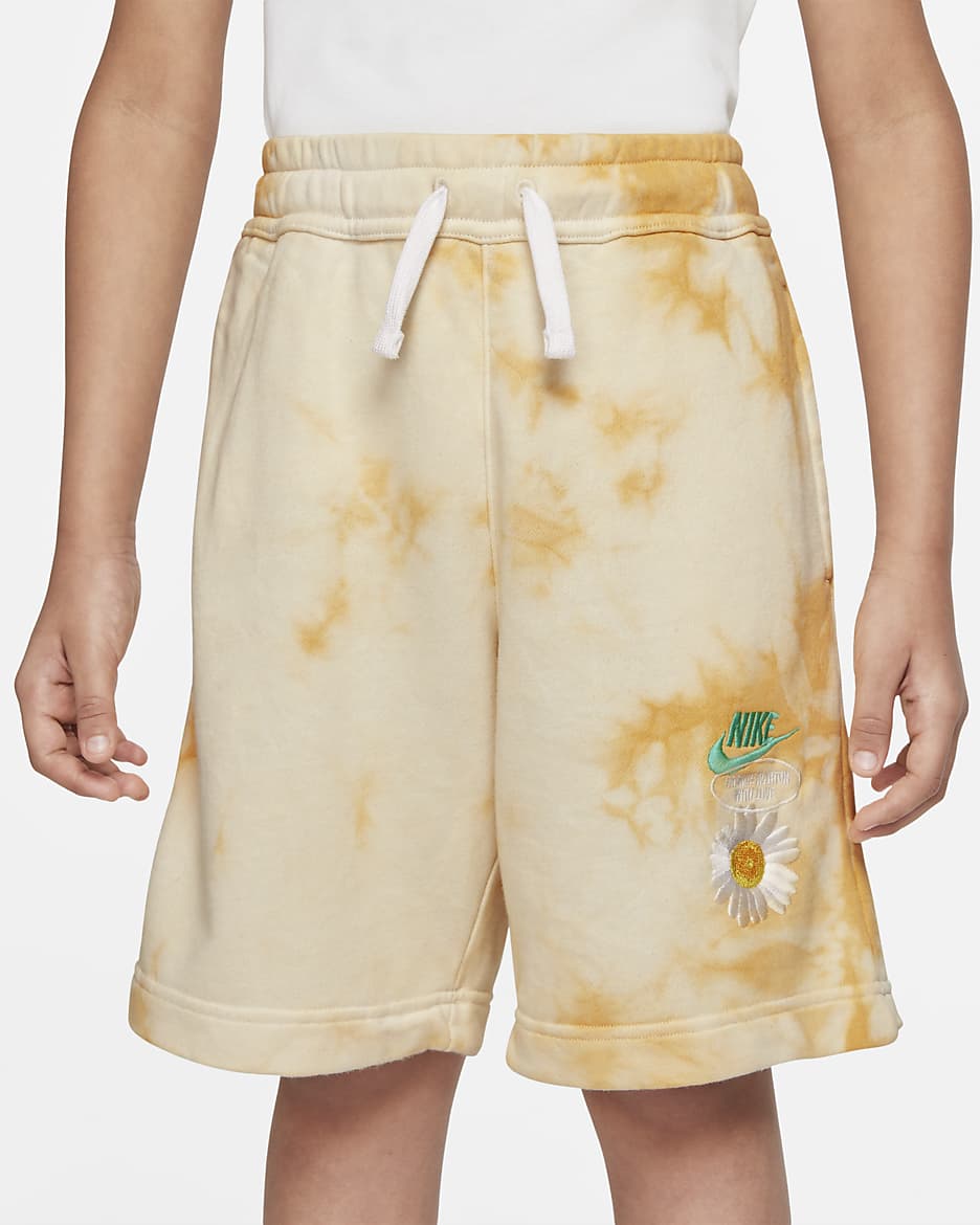 SHORTS NIKE FRENCH TERRY - AMARELO