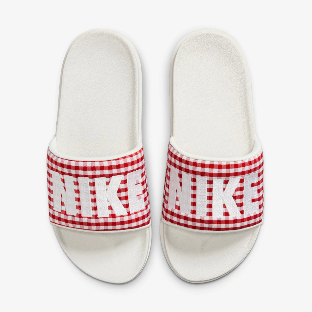 CHINELO NIKE OFFCOURT - BRANCO/VERMELHO