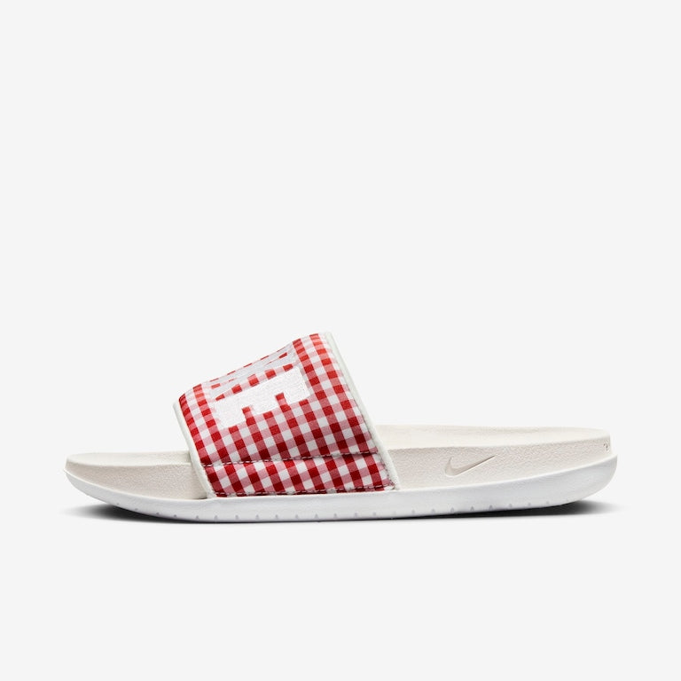 CHINELO NIKE OFFCOURT - BRANCO/VERMELHO