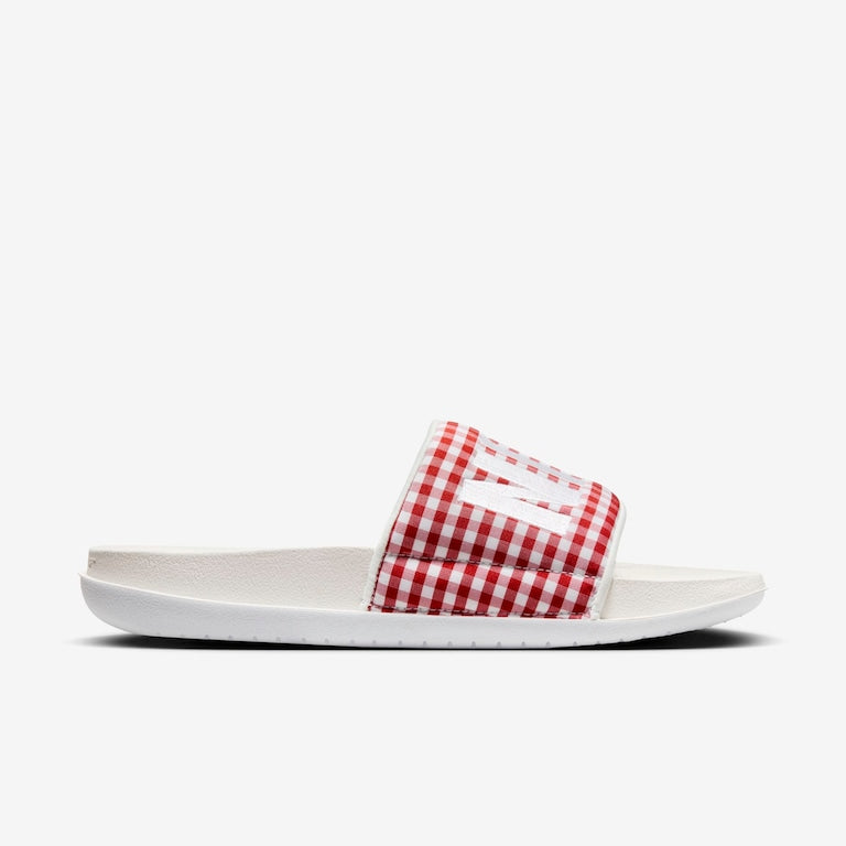 CHINELO NIKE OFFCOURT - BRANCO/VERMELHO
