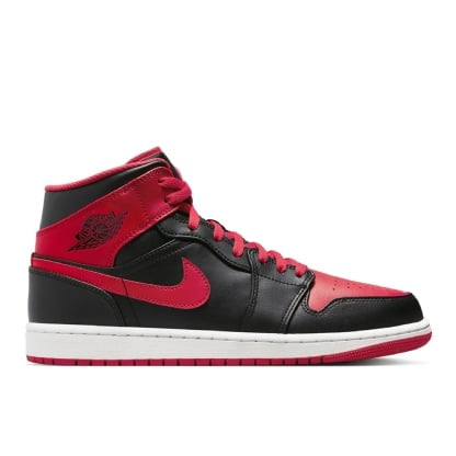 TENIS NIKE AIR JORDAN 1 MID “ALTERNATE BRED” - PRETO/VERMELHO