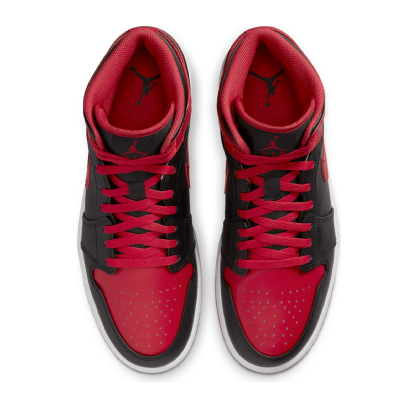 TENIS NIKE AIR JORDAN 1 MID “ALTERNATE BRED” - PRETO/VERMELHO