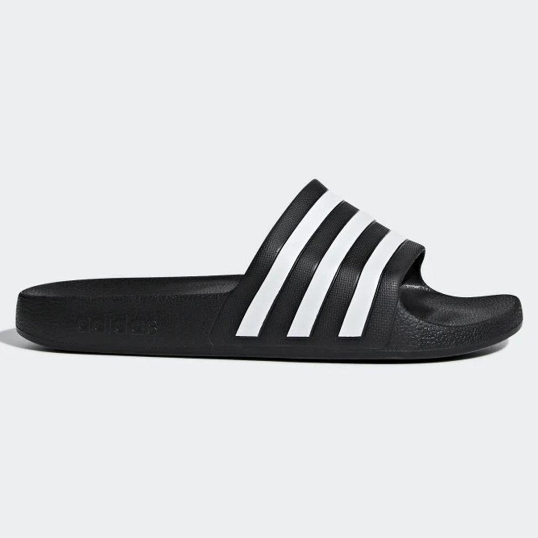 CHINELO ADIDAS ADILETTE AQUA - PRETO/BRANCO