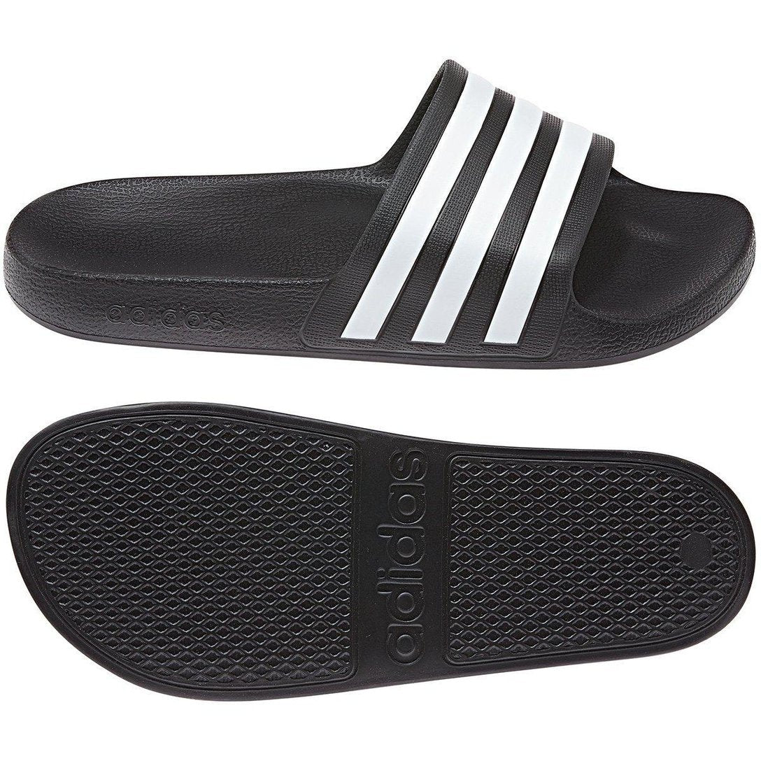 CHINELO ADIDAS ADILETTE AQUA - PRETO/BRANCO