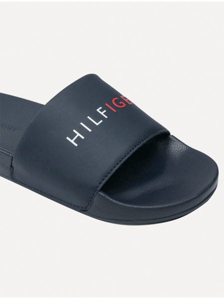 CHINELO TOMMY HILFIGER SLIDE MARCO - MARINHO