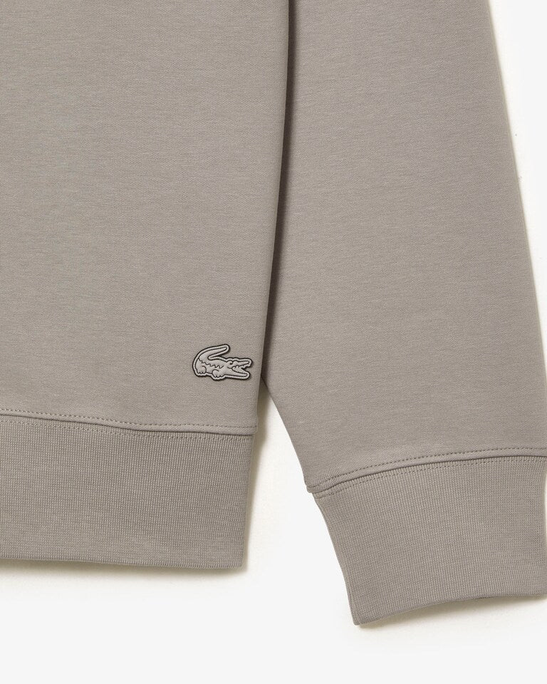 BLUSA MOLETOM LACOSTE LOOSE FIT - CINZA