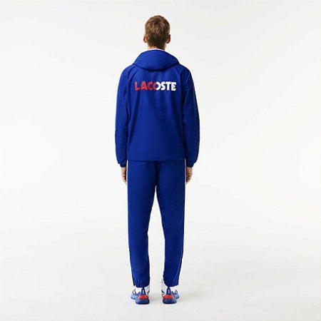 CONJUNTO LACOSTE COLORBLOCK SWEATSUIT - AZUL/VERMELHO