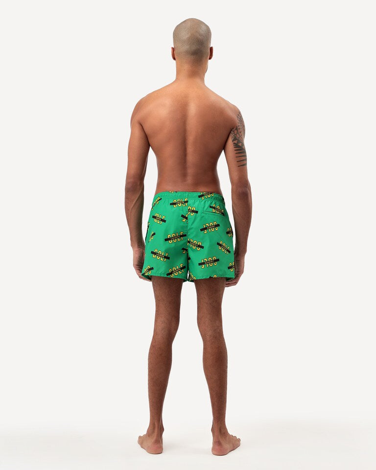SHORTS DE BANHO LACOSTE GOLF - VERDE