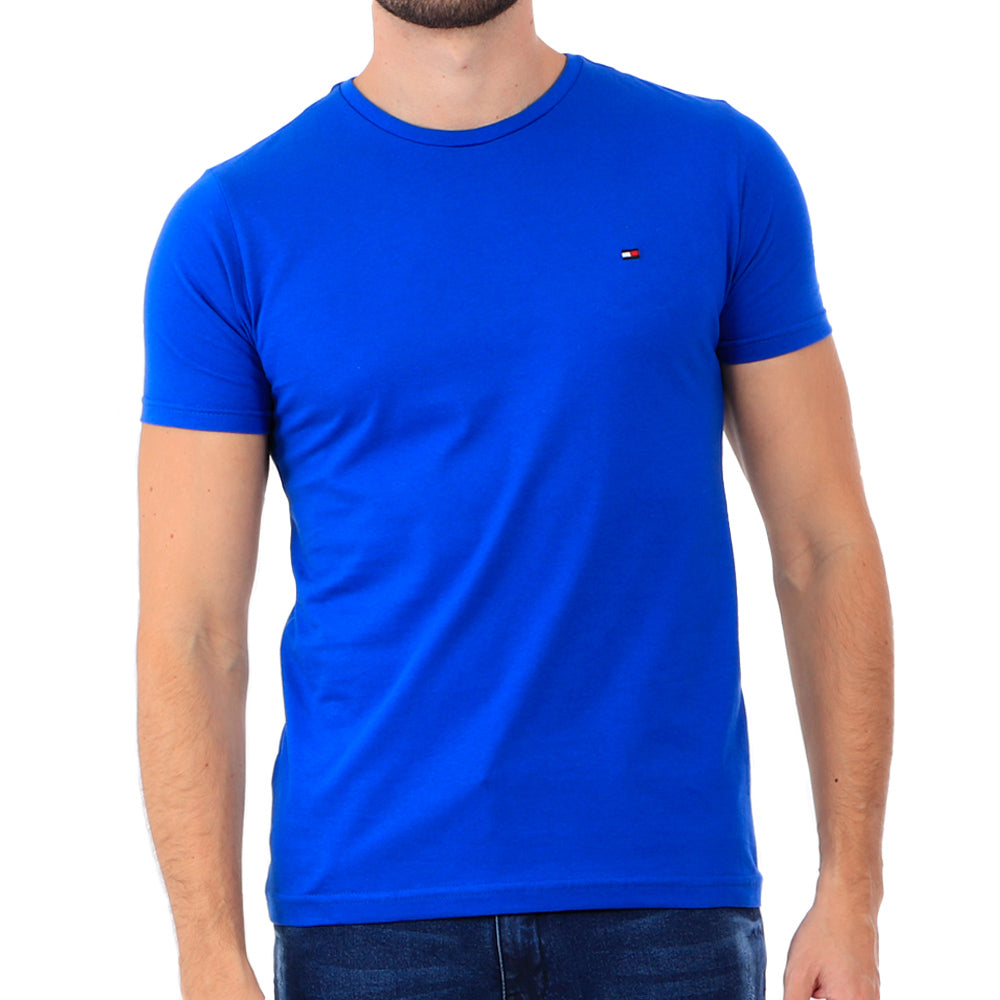 CAMISETA TOMMY HILFIGER BASIC - AZUL