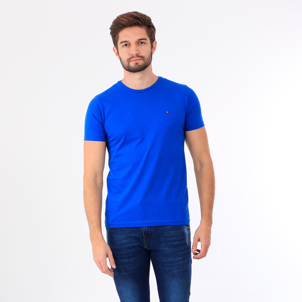 CAMISETA TOMMY HILFIGER BASIC - AZUL