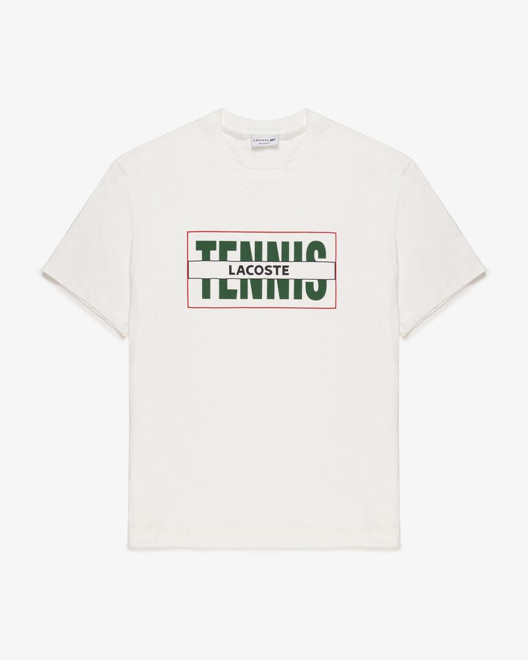 CAMISETA LACOSTE TENNIS - BRANCA