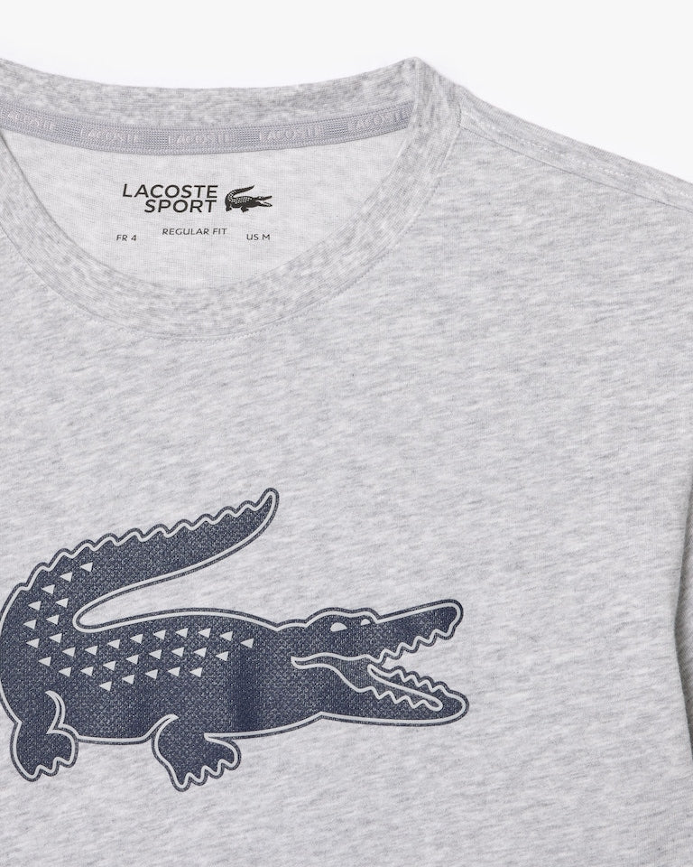CAMISETA LACOSTE SPORT - CINZA