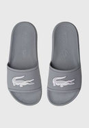 SLIDE LACOSTE CROCO CINZA