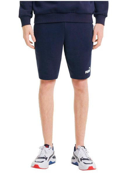 BERMUDA MOLETOM PUMA ESSENTIALS AZUL MARINHO