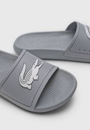 SLIDE LACOSTE CROCO CINZA
