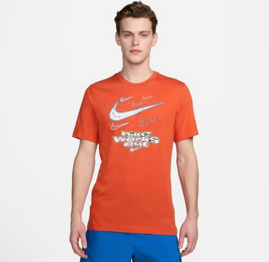 CAMISETA NIKE DRI-FIT (LARANJA)