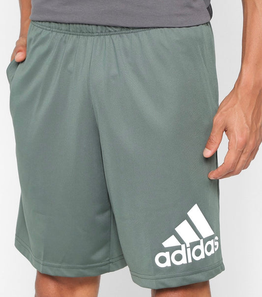 SHORTS ADIDAS KNIT LOGO VERDE