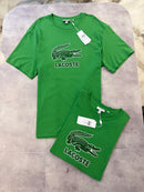 CAMISETA LACOSTE “ CRACKELADO “ VERDE