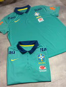 CAMISA POLO TREINO SELEÇÃO BRASILEIRA + PATROCÍNIOS