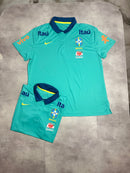CAMISA POLO TREINO SELEÇÃO BRASILEIRA + PATROCÍNIOS