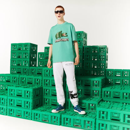 CAMISETA LACOSTE MINECRAFT UNISEX - VERDE