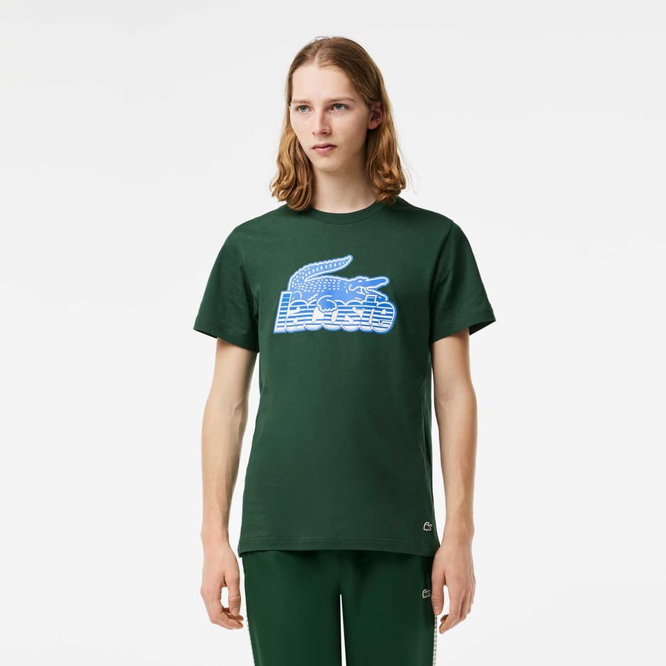 CAMISETA LACOSTE REGULAR FIT - VERDE