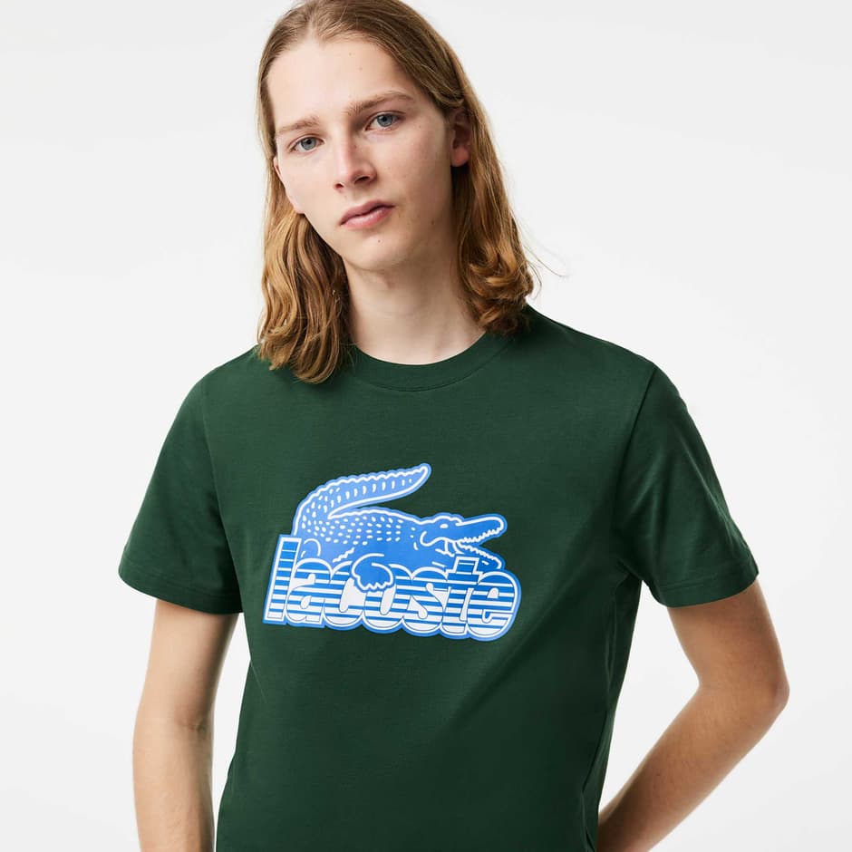 CAMISETA LACOSTE REGULAR FIT - VERDE